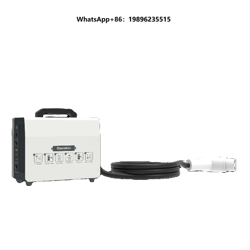 Portable Dc Fast Charger 20Kw Ccs2 - Borne de recharge portable pour véhicules