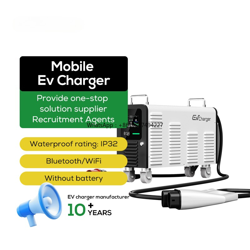 Portable Dc Fast Charger 20Kw Ccs2 - Stations de recharge pour véhicules électriques