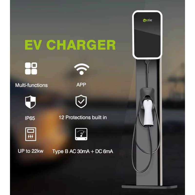 Station de recharge AC pour vé - 22Kw Wallbox Type 2 Ocpp Rfid avis et prix