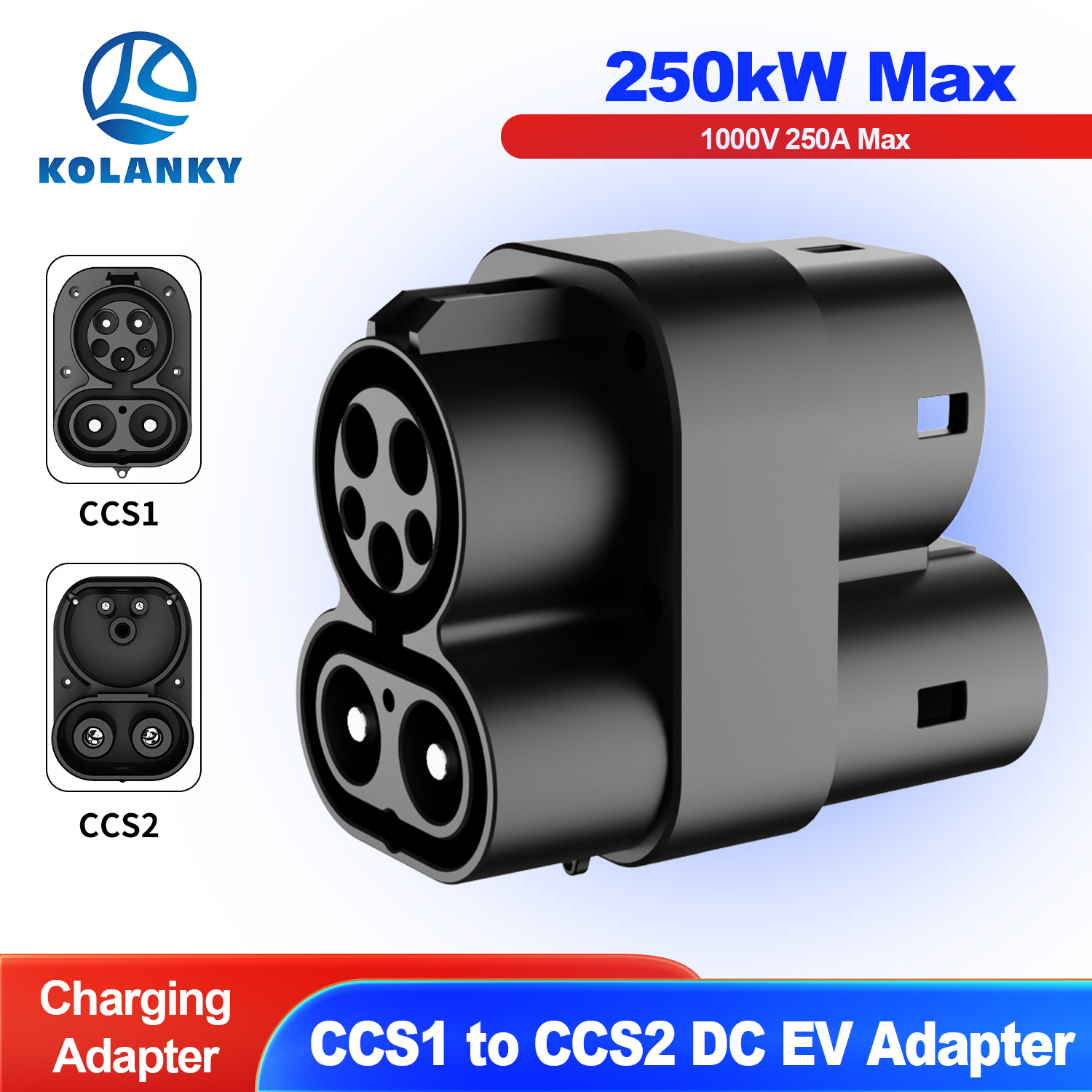 Adaptateur de connecteurs de c - Ccs2 To Ccs1 Fast Charge Adapter 250Kw avis et prix