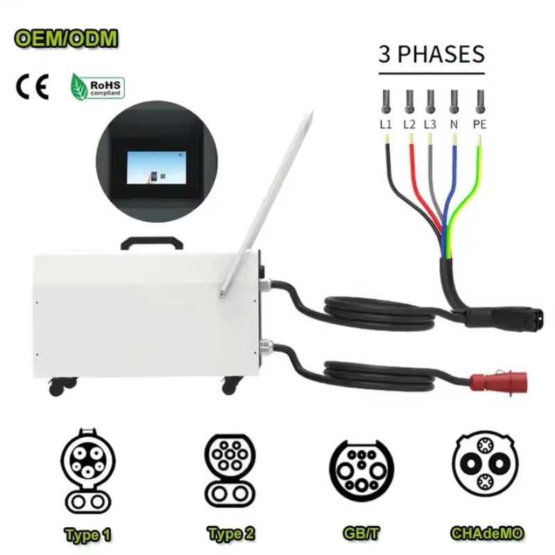 Borne de recharge portable pou - Portable Dc Fast Charger 20Kw Ccs2 avis et prix
