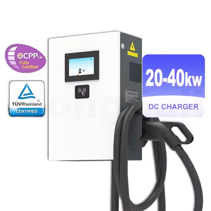 Borne de recharge murale DC po - Dc Fast Charger 30Kw Wallbox Commercial avis et prix