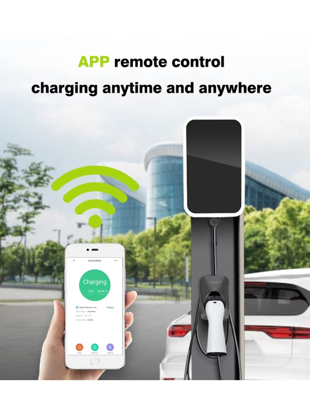 Station de recharge AC pour vé - 22Kw Wallbox Type 2 Ocpp Rfid avis et prix