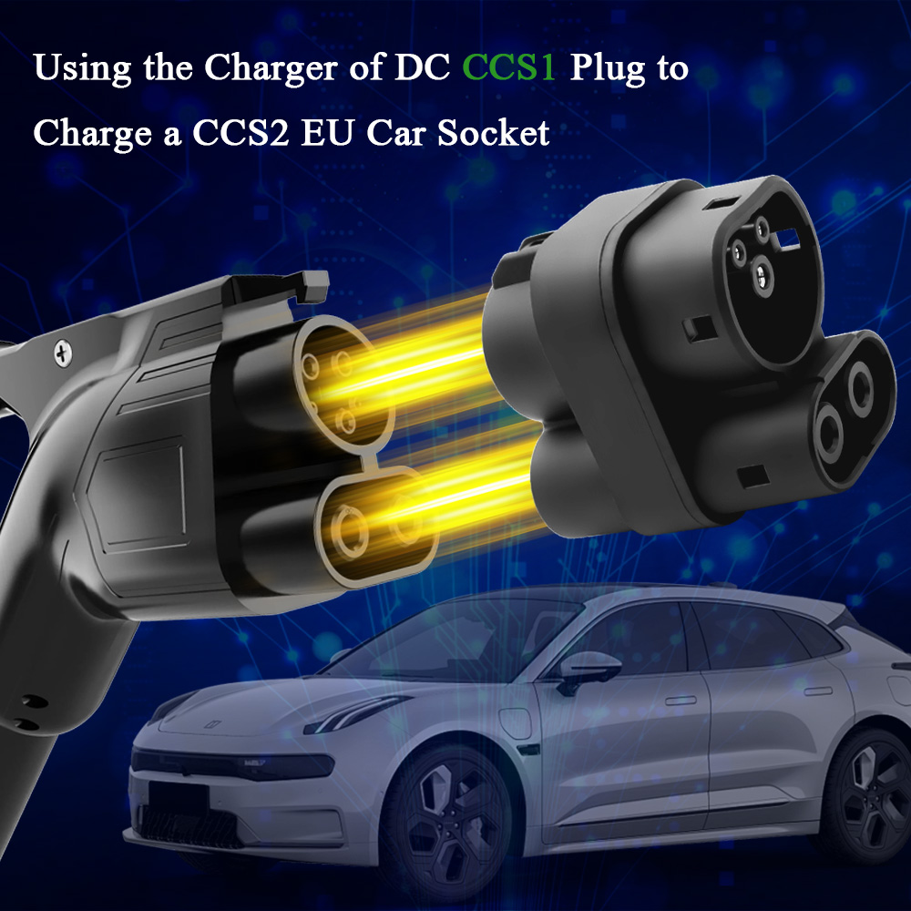 Kolanky CCS1 à CCS2 EV DC 1000 - Ccs2 To Ccs1 Fast Charge Adapter 250Kw avis et prix