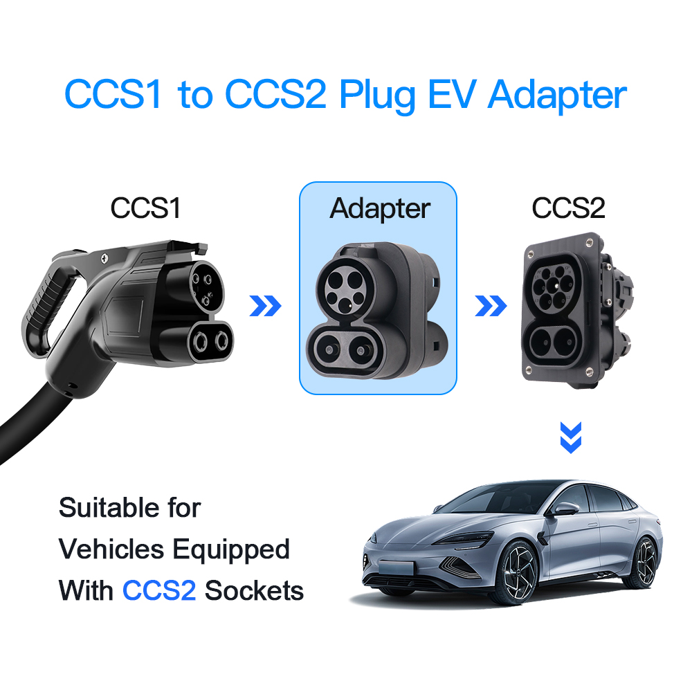 Kolanky 250A CCS1 à CCS2 EV ad - Ccs2 To Ccs1 Fast Charge Adapter 250Kw avis et prix