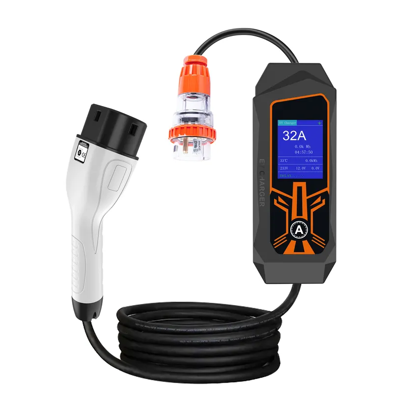 Chargeur EV portable AP01 32A  - Portable Ev Charger 32A Type 2 Cee Plug avis et prix