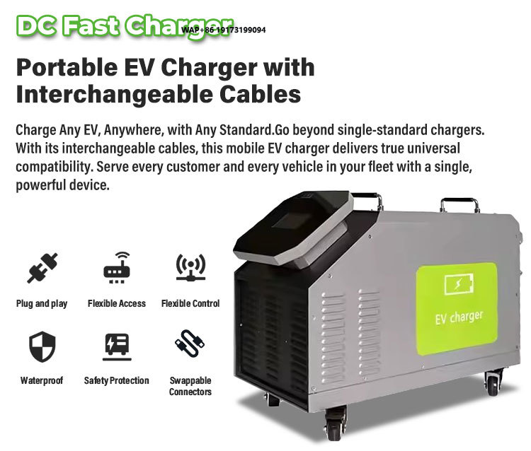 Chargeur mobile DC pour véhicu - Portable Dc Fast Charger 20Kw Ccs2 avis et prix