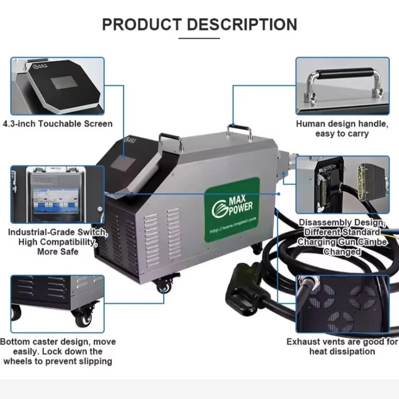 Chargeur mobile DC pour véhicu - Portable Dc Fast Charger 20Kw Ccs2 avis et prix