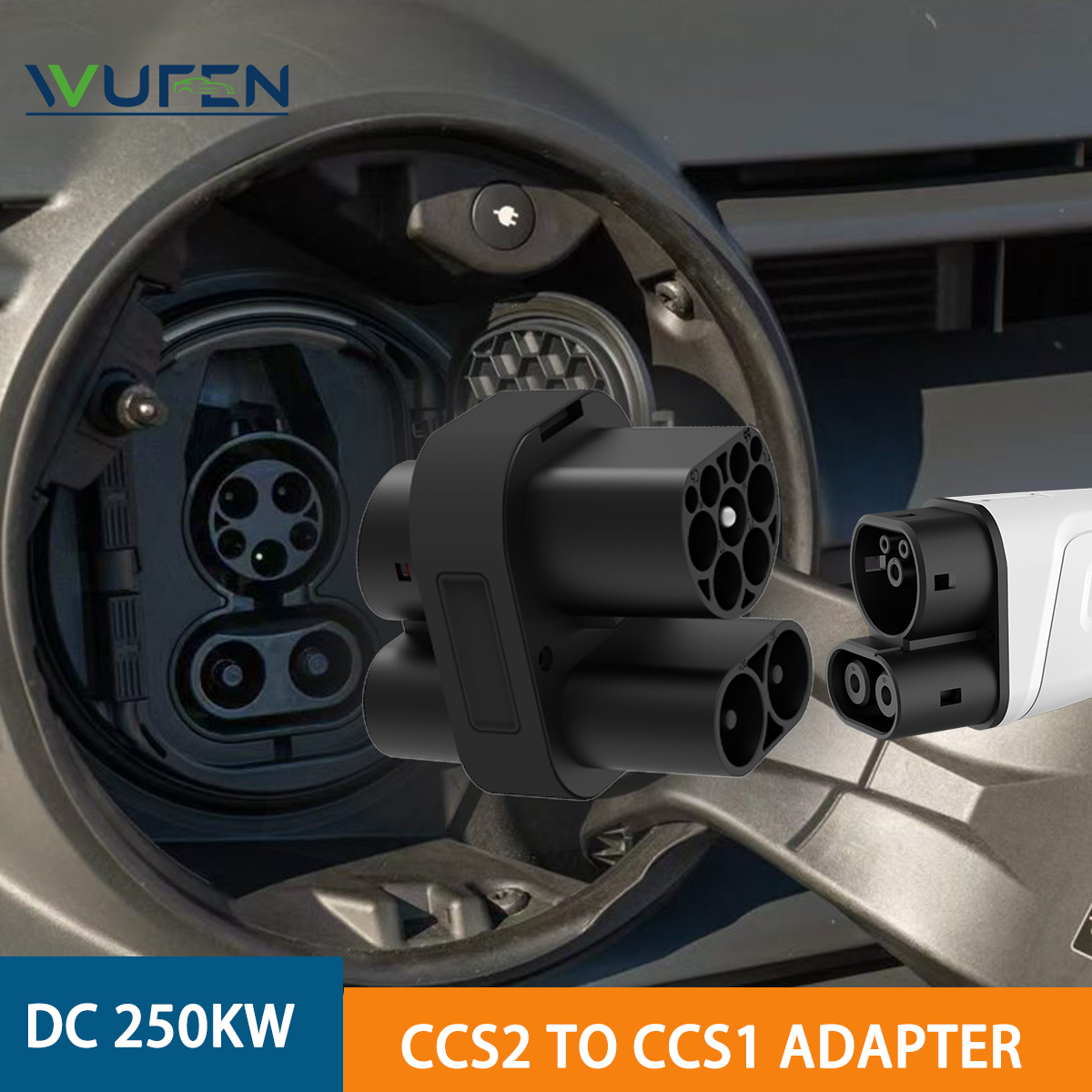 Adaptateur WUFEN 250KW CCS2 ve - Ccs2 To Ccs1 Fast Charge Adapter 250Kw avis et prix